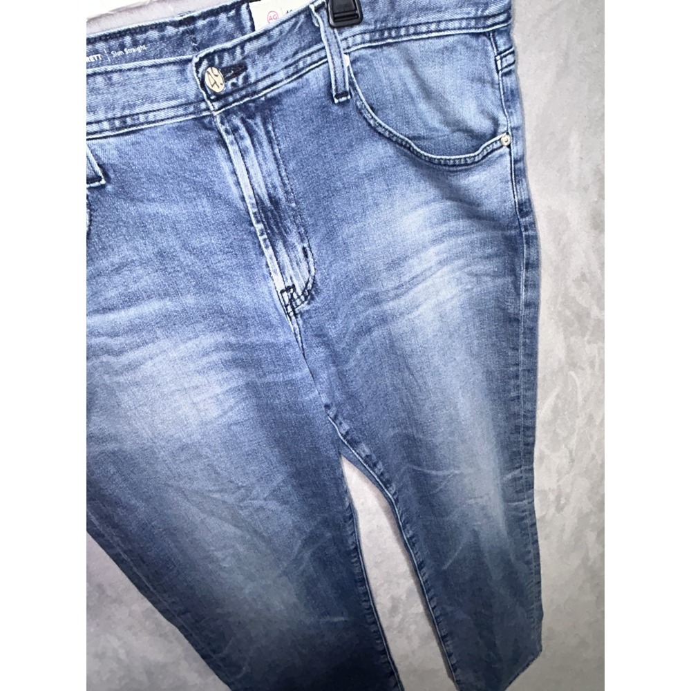 AG-ED Denim Men Jeans 36x32 Everett Slim Straight Fabric Made in Japan Stretch